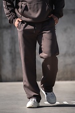 Herren-Sporthose mit geradem Bein, Oversized-Schnitt und lockerer Passform in Hellbraun Teamv 8034569 Foto №6