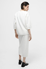 Women's knitted white suit  4038571 photo №3