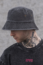 Men's Panama Hat Craps Gray Without 8049572 photo №2