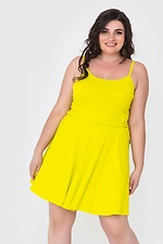 NEL summer cotton suit in yellow: top with thin straps, wide skirt Garne 3040573 photo №5