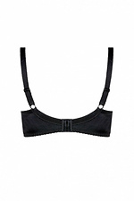 Black underwire padded bra with wide straps Kinga 4023574 photo №4