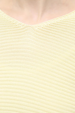 Gelber Damenpullover  4038574 Foto №4