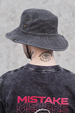 Men's Panama Hat Transformer With Drawstring Shadow Gray Without 8049574 photo №5