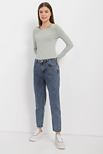 Mom-Jeans mit hohem Bund für Damen  4014575 Foto №2