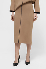 Women's knitted light brown suit  4038575 photo №3