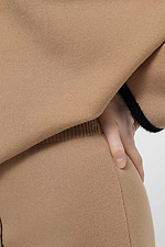 Women's knitted light brown suit  4038575 photo №5