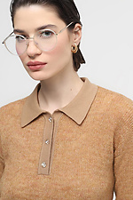 Women's light brown jumper  4038576 photo №4