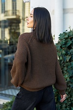 Oversize-Strickpullover im Raglan-Stil für Damen Teamv 8034578 Foto №2