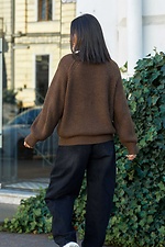 Oversize-Strickpullover im Raglan-Stil für Damen Teamv 8034578 Foto №6