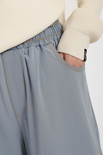 Women's wide leg denim culottes  4014579 photo №4