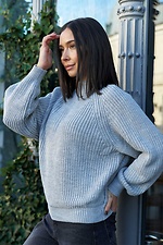 Oversize-Strickpullover im Raglan-Stil für Damen Teamv 8034579 Foto №2