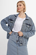 Übergroße Jeansjacke  4014580 Foto №1