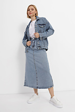 Übergroße Jeansjacke  4014580 Foto №2