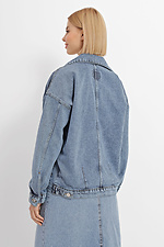 Übergroße Jeansjacke  4014580 Foto №3