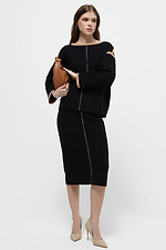 Schwarzer Strickanzug für Damen Sewel 4038580 Foto №2