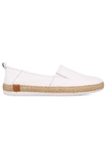 Light leather slip-ons for the summer with a twine on the sole Las Espadrillas 4101580 photo №3