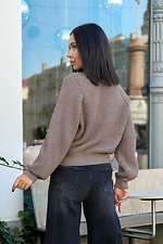 Oversize-Strickpullover im Raglan-Stil für Damen Teamv 8034580 Foto №5