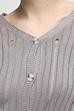 Women's gray cardigan  4038581 photo №4