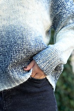 Warmer Damenstrickpullover Melange-Pullover Teamv 8034581 Foto №6
