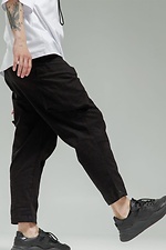 Cargo pants made of cotton "Tech", black TUR WEAR 8037581 photo №3