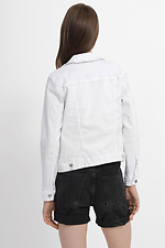 Short white denim jacket  4014582 photo №3