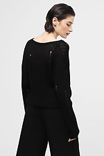 Women's black cardigan  4038582 photo №3