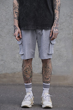 Men's Gate Reflective Melange Knit Shorts Without 8049582 photo №4