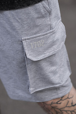 Men's Gate Reflective Melange Knit Shorts Without 8049582 photo №6