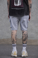 Men's Gate Reflective Melange Knit Shorts Without 8049582 photo №8