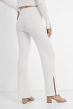 Women's pants are white  4038583 photo №3