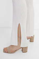 Women's pants are white  4038583 photo №4