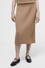 Women's skirt of light brown color  4038584 photo №1