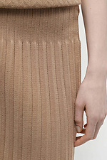 Women's skirt of light brown color  4038584 photo №3