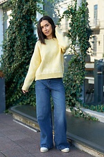 Damenstrickpullover mit Blumenmuster Teamv 8034584 Foto №4