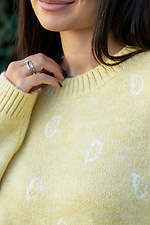 Damenstrickpullover mit Blumenmuster Teamv 8034584 Foto №6