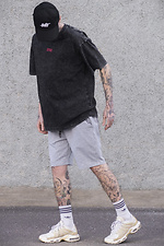 Men's Basic Melange Knit Shorts Without 8049584 photo №2
