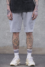 Men's Basic Melange Knit Shorts Without 8049584 photo №4