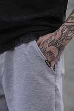 Men's Basic Melange Knit Shorts Without 8049584 photo №5