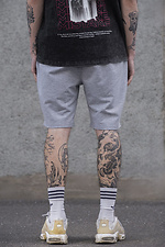Men's Basic Melange Knit Shorts Without 8049584 photo №6
