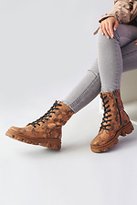 Chunky military leather platform boots  4205585 photo №4