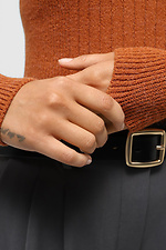 Women's brown sweater  4038586 photo №4