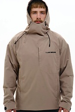 Edo membrane raincoat anorak, beige TUR WEAR 8037586 photo №1