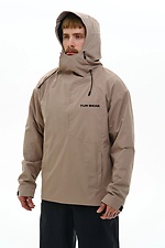 Edo membrane raincoat anorak, beige TUR WEAR 8037586 photo №8