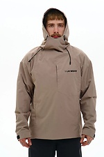 Edo membrane raincoat anorak, beige TUR WEAR 8037586 photo №9