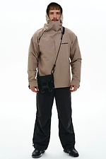 Edo membrane raincoat anorak, beige TUR WEAR 8037586 photo №10