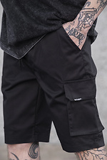 Mens Volt Reflective Black Knit Cargo Shorts Without 8049586 photo №5