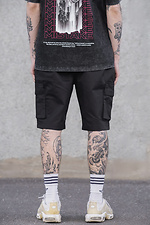 Mens Volt Reflective Black Knit Cargo Shorts Without 8049586 photo №8