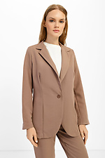 Classic two-piece pantsuit from coffee-colored suits Garne 3034587 photo №3