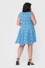 Вільна штапельна сукня BUNNY з пишною спідницею без рукавів у квітковий принт Garne 3040588 фото №3