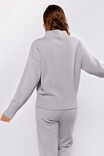 Women's light gray sweater  4038588 photo №2